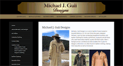 Desktop Screenshot of michaeljgulidesigns.com